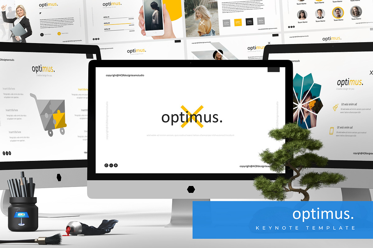 Optimus - Keynote Template in Keynote Templates - product preview 8