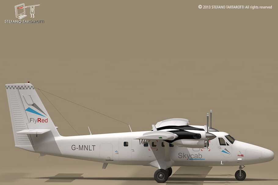DHC6 Twin Otter | Vehicle Models ~ Creative Market