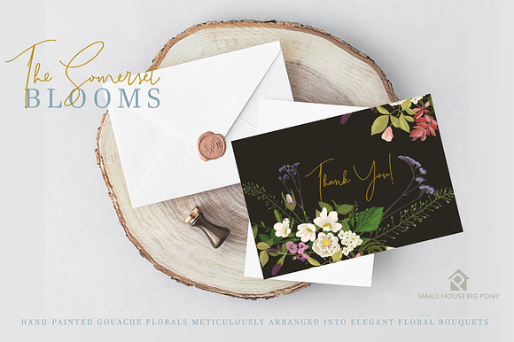 The Somerset Blooms - Clip Arts Set in Illustrations - product preview 8