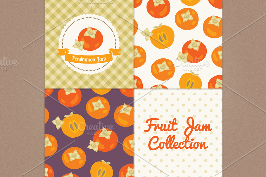 Persimmon jam in Patterns - product preview 8