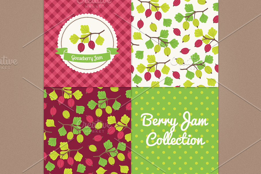 Gooseberry jam in Patterns - product preview 8