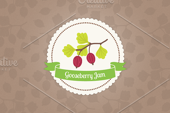 Gooseberry jam in Patterns - product preview 2