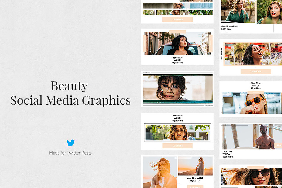 Beauty Twitter Posts in Twitter Templates - product preview 8