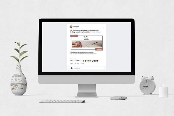 Blog Twitter Posts in Twitter Templates - product preview 3
