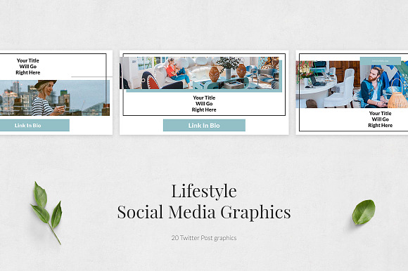 Lifestyle Twitter Posts in Twitter Templates - product preview 1