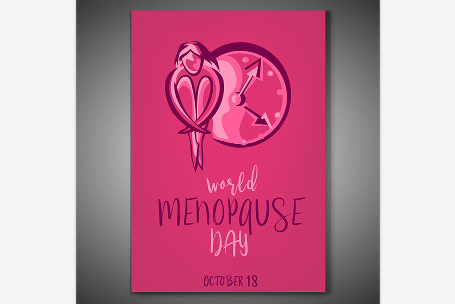 Menopause day poster