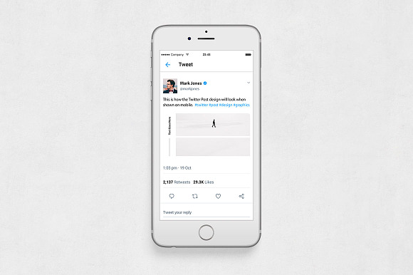 Minimal Twitter Posts in Twitter Templates - product preview 5