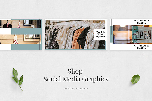 Shop Twitter Posts in Twitter Templates - product preview 1