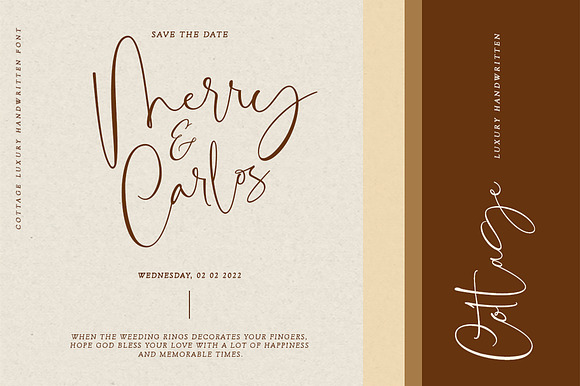 Cottage (Luxury Handwritten Font) in Script Fonts - product preview 2