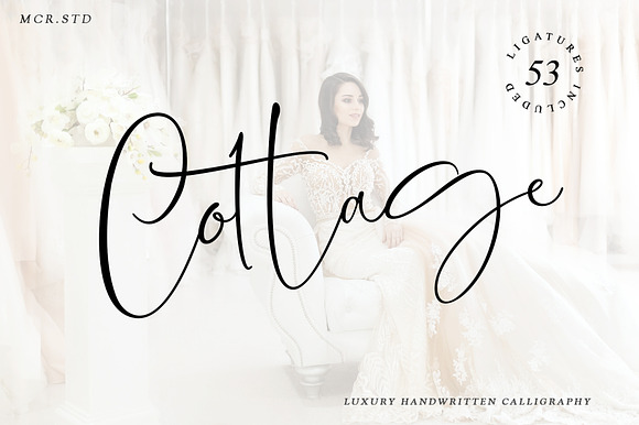 Cottage (Luxury Handwritten Font) in Script Fonts - product preview 13