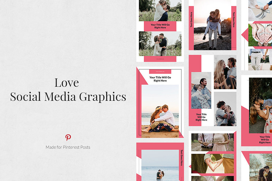 Love Pinterest Posts in Pinterest Templates - product preview 8