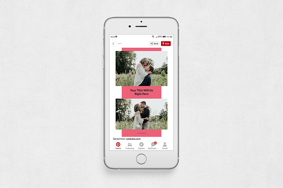 Love Pinterest Posts in Pinterest Templates - product preview 5