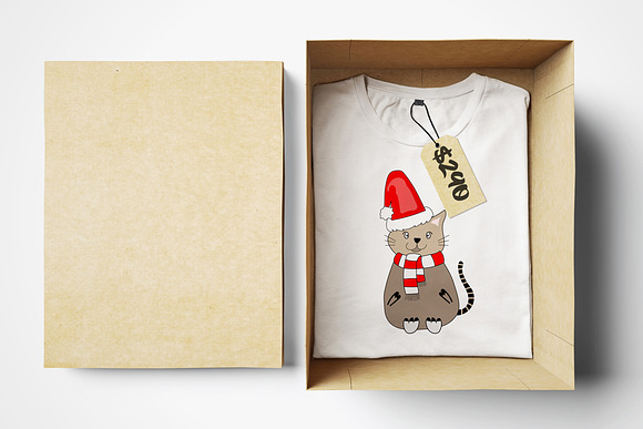Christmas T Shirt Design Art in Illustrations - product preview 1