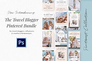Travel Blog Pinterest Kit- Photoshop