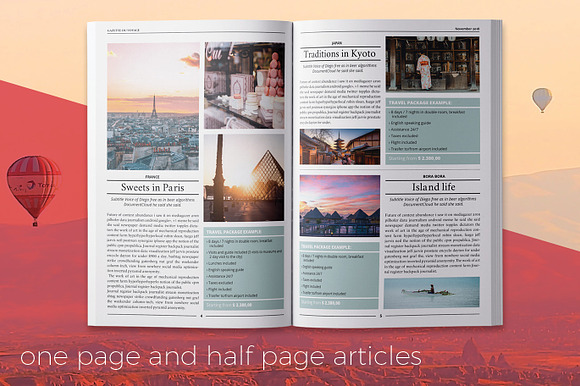 Gazette du Voyage paper/catalogue in Magazine Templates - product preview 3