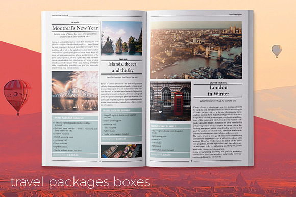 Gazette du Voyage paper/catalogue in Magazine Templates - product preview 4