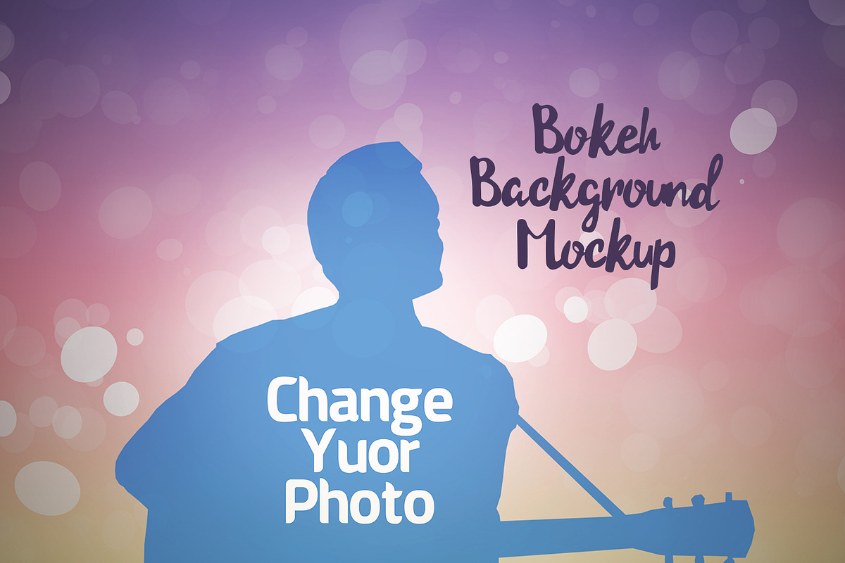 Mockup Bokeh Background in Mockup Templates - product preview 8