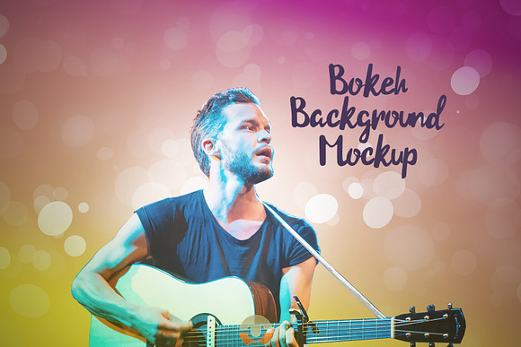 Mockup Bokeh Background in Mockup Templates - product preview 2
