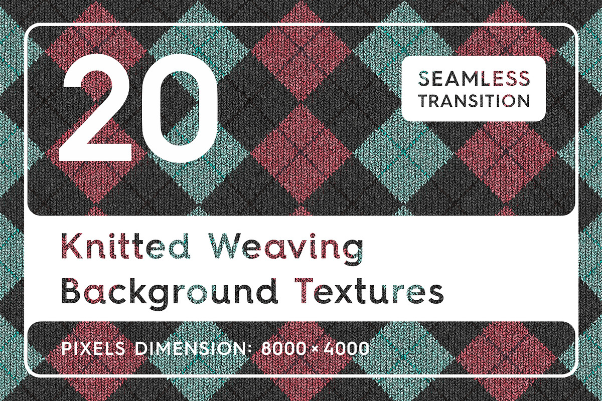 20 Knitted Weaving Textures in Textures - product preview 8