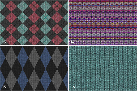 20 Knitted Weaving Textures in Textures - product preview 4