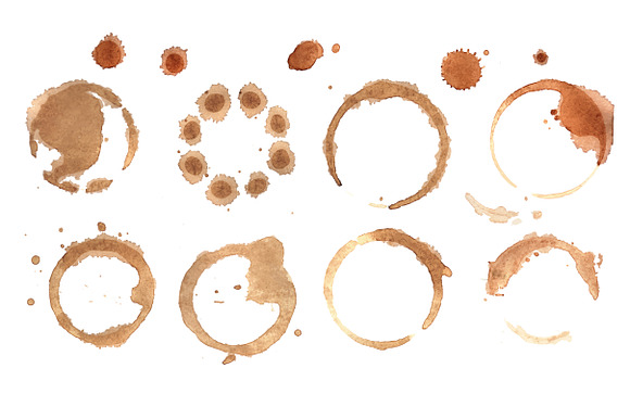 Set of watercolor stains (+vector) in Textures - product preview 1