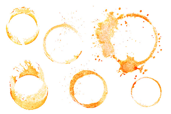 Set of watercolor stains (+vector) in Textures - product preview 2