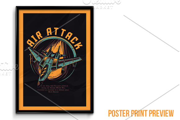 Air Attack Illustration in Illustrations - product preview 3