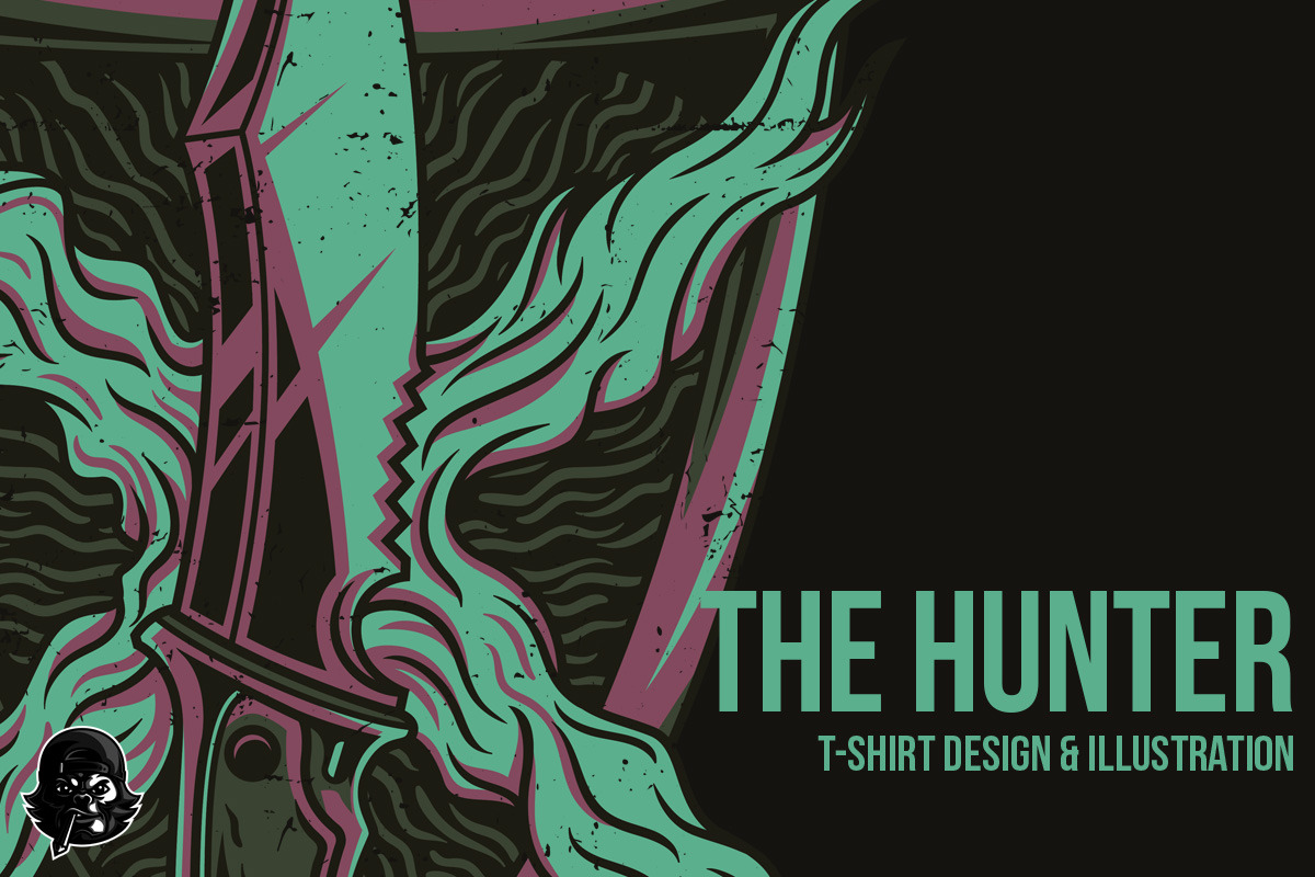 The Hunter Illustration in Illustrations - product preview 8