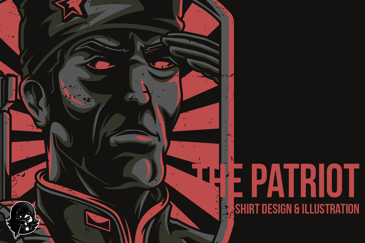 The Patriot Illustration in Illustrations - product preview 8