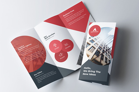 Corporate Tri fold Brochure in Brochure Templates - product preview 1