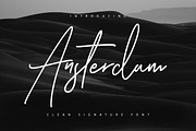 Ansterdam - Clean Signature Font