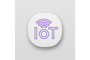 Internet of things app icon