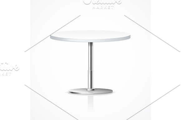 One Leg Table Restaurant Set in Objects - product preview 1