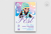 Winter Festival Flyer Template V3