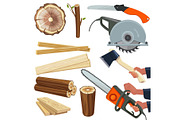 Wood materials. Wooden production