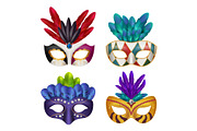Carnival masks. Masquerade party