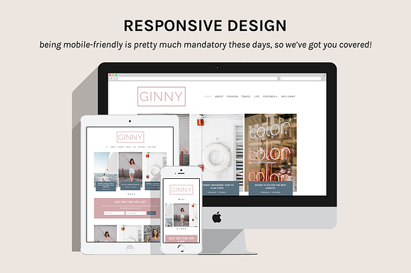 Ginny Theme • Genesis Framework in WordPress Blog Themes - product preview 1