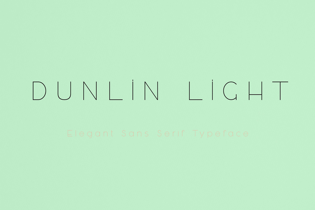 Dunlin Light (Update) in Sans-Serif Fonts - product preview 8