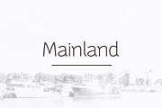 Mainland - 10 Style Sans Serif Font