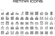 84 Building Icons for Retina Display