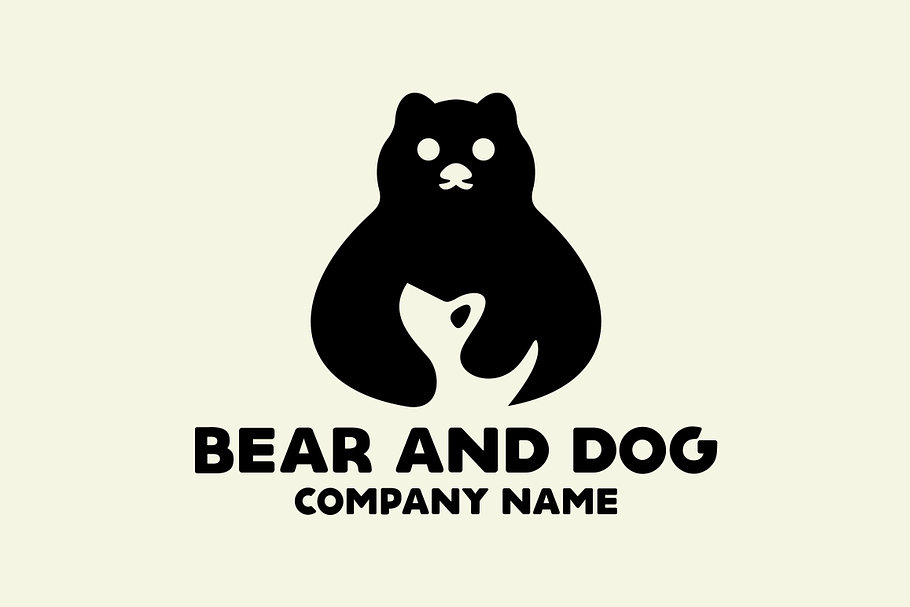 Bear and Dog Logo in Logo Templates - product preview 8