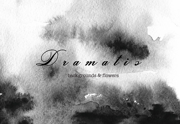 NEW! Dramatic watercolor backgrounds in Textures - product preview 4