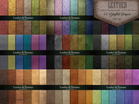 Leather Bundle 136 Textures in Textures - product preview 18