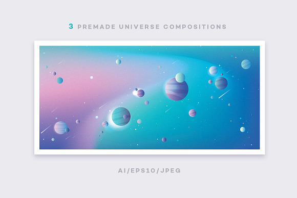 Colorful Space-vector typography in Colorful Fonts - product preview 16