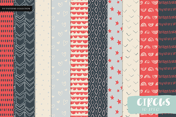 DIY Hand Drawn Seamless Patterns in Patterns - product preview 5