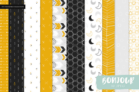DIY Hand Drawn Seamless Patterns in Patterns - product preview 6
