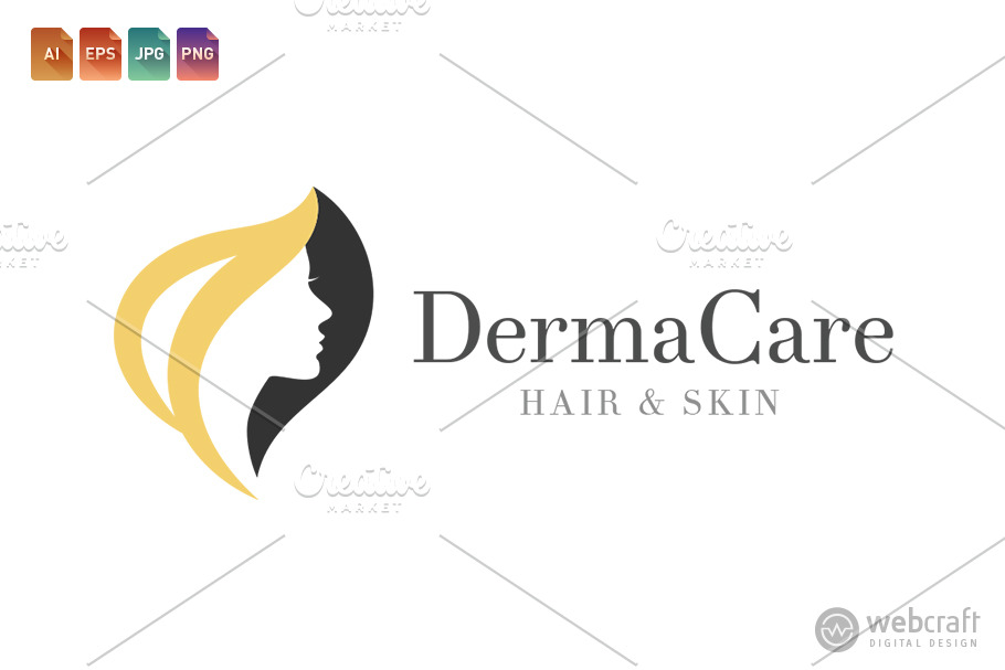 Beauty Dermatology Logo Template 12