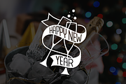 Happy New Year Lettering Graphics