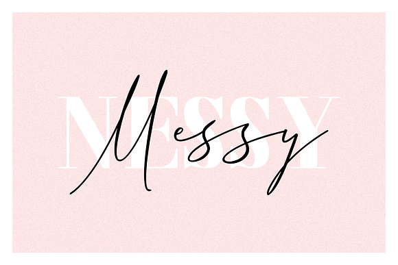 3 FONT | Messy Nessy in Serif Fonts - product preview 10