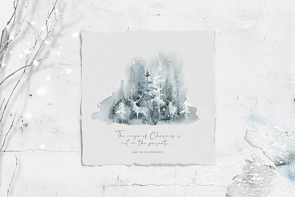 Winter Watercolors&Alphabets in Illustrations - product preview 6